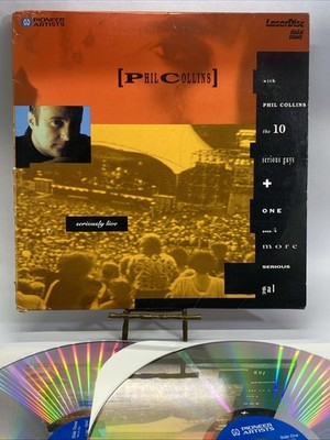 Phil Collins - Seriously Live Concert 2 LaserDisc Set 1990 Recorded in Germany