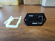 NOS Yamaha 12-48V 1/10 Hour Meter For Forklifts & Golf Carts w/Mounting Bracket