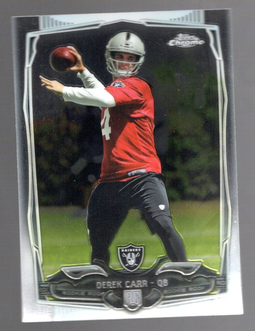 2014 Topps Chrome Derek Carr #115 (RC)