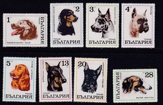 Bulgarien Bulgaria Michel 2021 2028 (Hunde 1970) postfrisch MNH