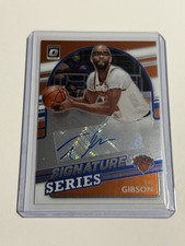 2021-22 Panini Donruss Optic Signature Series Taj Gibson #SS-TGB Auto