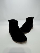 Cat and Jack Toddler Girl Boots Black With Zipper.