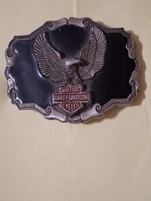 Vintage Harley Davidson Shield With Eagle Belt Buckle 2003 Motorcycle NOS