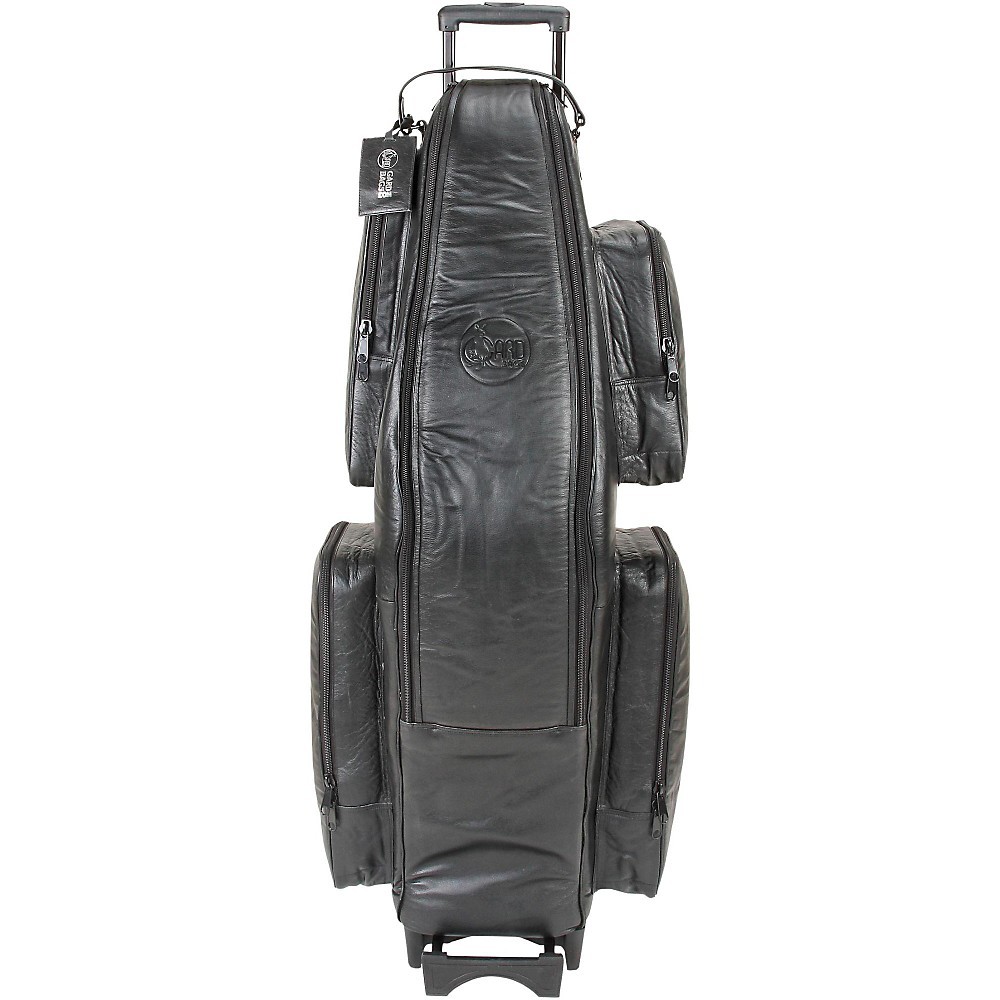 Gard Low Bb Baritone Saxophone Wheelie Bag 107-WBFLK Black Ultra Leather 96390₽