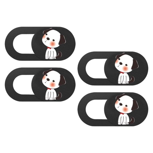 4pcs Dog Pattern Camera Slide Covers Notebook Webcam Covers Privacy Protectors - 第 8/12 張圖片