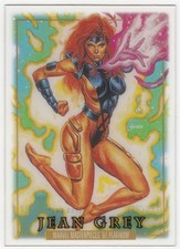 2024 SkyBox Marvel Masterpieces ’92 Platinum Clear Cut Parallel JEAN GREY #46