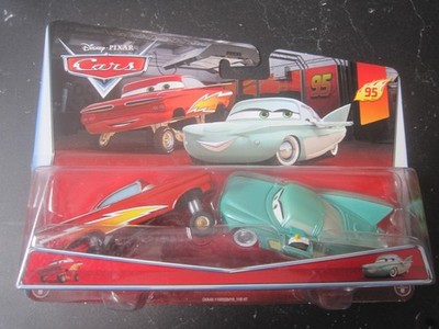 Disney Pixar Cars - Hydraulische Lightning Romane & Pit Crew Mitglied - 1:55