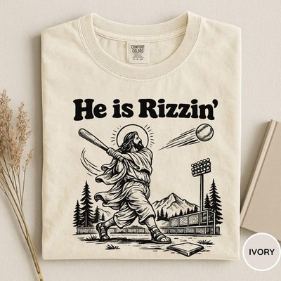 He is Rizzin Volleyball Easter Tee He is Risen, Easter Shirt Gift