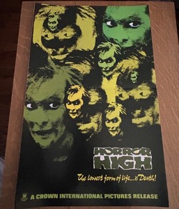 HORROR HIGH Vintage 1973 Uncut Pressbook