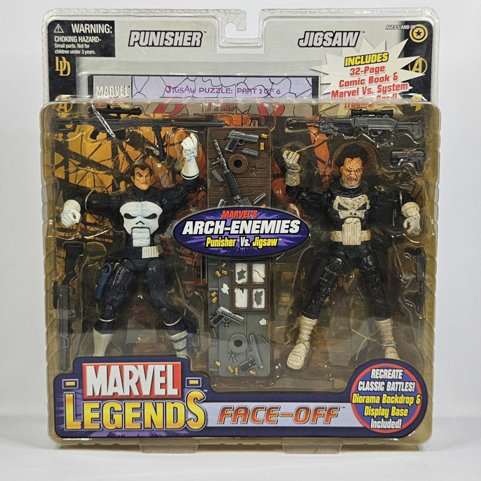 Marvel Legends Face Off Punisher vs. Jigsaw Action Figure Se
