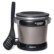 Presto FryDaddy Electric Deep Fryer, Black 05428 Free Ship