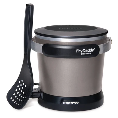 Presto FryDaddy Electric Deep Fryer, Black 05428 Free Ship