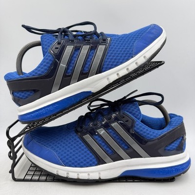 Adidas Galaxy Elite 2 blau schwarz Turnschuhe Größe UK 8,5 Herren Laufen Fitnessstudio AF6400