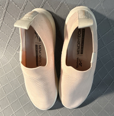 Reebok DMX Light Pink Slip-On Low Top Athletic Sneaker Foam Insole