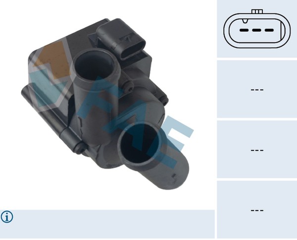 FAE Zusatzwasserpumpe (KüHlwasserkreislauf) 50003 12V FüR VW Multivan T5 7HM 7HN-image