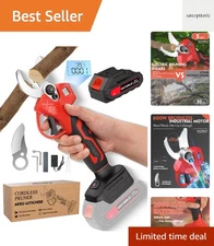 20V Electric Pruning Shears, Garden Shears, 30mm 1.2'' Cutting Diameter Porta...