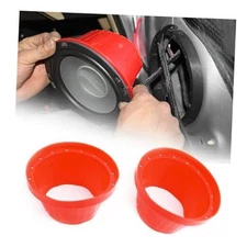 2PCS 6.5 Speaker Baffle,Foldable Silicone Speaker Baffles 6.5 Inch for 