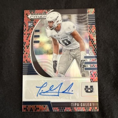 2020 Panini Prizm Draft Draft Picks Rookies Tipa Galea'i #289 Snakeskin Prizm RC