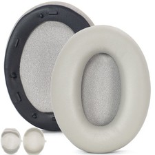 1 Pair Sheepskin Ear Pads Cushion for Sony WH-1000XM3 Over-Ear Headphones