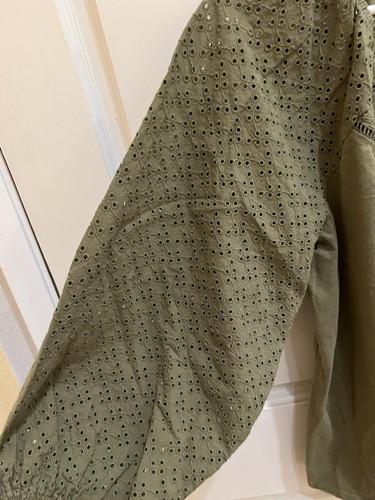 Lane Bryant Women’s Top Size 18/20 Olive Green - Picture 4 of 5