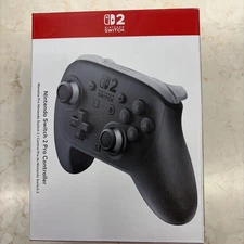 Brand New Factory Sealed Nintendo Switch 2 Pro Controller - Black - Wireless