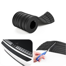 Car Rear Bumper Protector, 42inch x3.4inch Car/SUV Universal Rubber Anti-Scra...