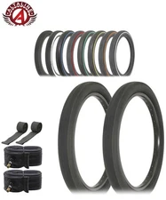 AltaLine 20 x 2.125 Wide S2 Slik Bicycle Tire – Schwinn Style Krate/Stingray 6pc