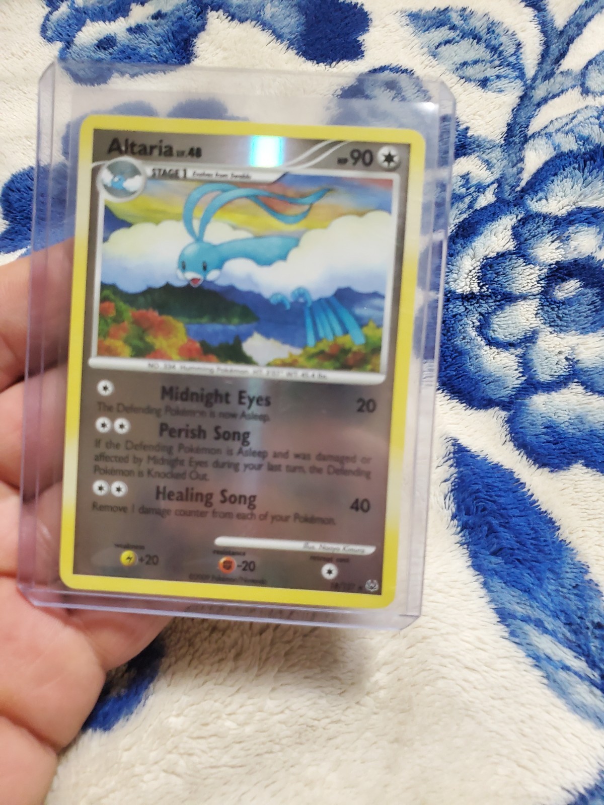 LP Pokemon Card - Altaria Platinum 18/127 Rare Reverse Holo