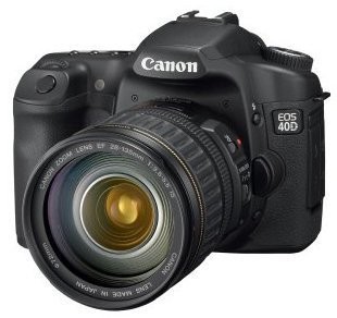 Canon EOS 40D 10.1MP Digital SLR Camera - Black (Body Only