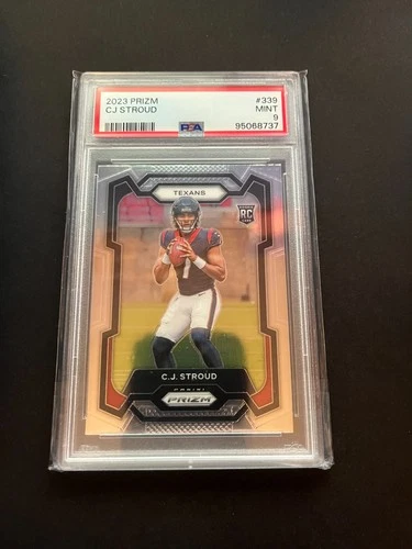 2023 PANINI PRIZM #339 C.J. STROUD RC ROOKIE PSA 9