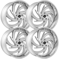 26 Inch 26x10 Artis Spada Silver Brushed Wheels Rims 5x112 15 26 Inch 26x10 Artis Spada Silver Brushed Wheels Rims 5x112 15