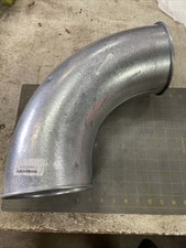 Nordfab 8010005966 Round 90 Degree Elbow, 6 In Duct Dia, Galvanized Steel, 24