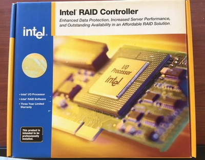 Intel SRCZCR Low Profile U160/U320 PCI SCSI Raid Controller *New Retail Boxed*
