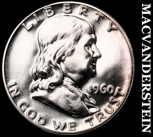 1960 Franklin Half Dollar- Silver- Choice Gem Proof Luster No Reserve #J3145