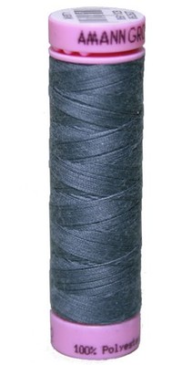 Zwirn 100 % Polyester ASPO PES 120 Amann grau 100 m (0852)