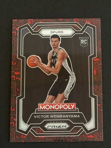 Victor Wembanyama [Red] #81 2023 Panini Prizm Monopoly card
