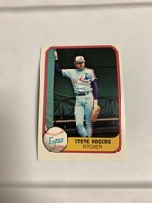 1981 Fleer Montreal Expos Steve Rogers 