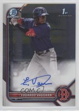 2022 Bowman Chrome Prospect Auto Eduardo Vaughan #CPA-EV Auto 16dy