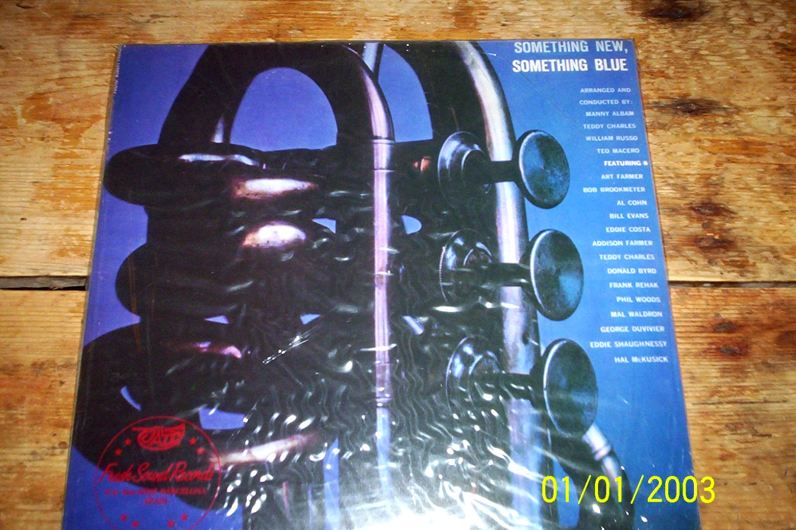 SOMETHING NEW, SOMETHING BLUE reissue SEALED vinyl LP w/ MANNY ALBAM Teo Macero
