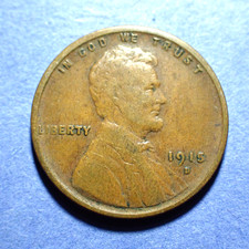 1915-D Lincoln Cent  Abt. VF