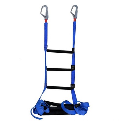 6.5 Feet Fire Escape Ladder Portable Household Ladder for 2 Story Homes Reusa...