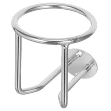  Universal Cup Holders Wall-mounted Stand Stainless Steel Mug Rack