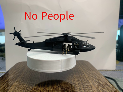 #ad 1 144 US Army Stealth Black Hawk Silent Hawk Helicopter Unpainted $44.99