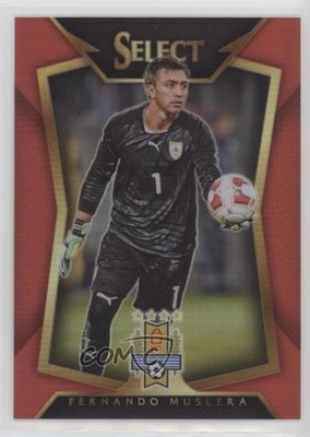 2015 Select Red Prizm /199 Fernando Muslera (Ball Back Photo Variation) #52 4t7