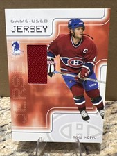 2003-04 ITG Be A Player Game-Used Saku Koivu JERSEY /90! Montreal Canadians
