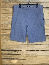 DC Shoes Men’s Chino Shorts Size 36 Blue Modern Fit Skate Surf Casual Light
