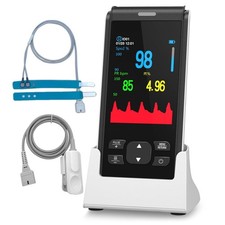 Pulse Oximeter HOLFENRY Rechargeable Finger Foot Probe OLED