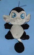 Neopets Black Shadow Mynci Blue Eye Monkey 2005 Plush Stuffed Animal 7"