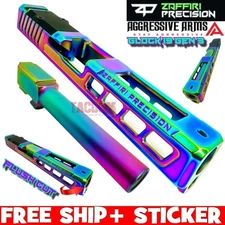 ZAFFIRI RAINBOW SPECTRUM ZPS.3 RMR SLIDE For GLOCK 19 GEN 3 + FLUSH CUT BARREL