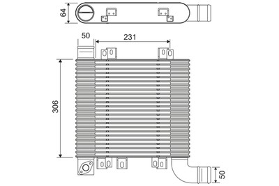 Valeo 818398 Charge Air Cooler for Hyundai